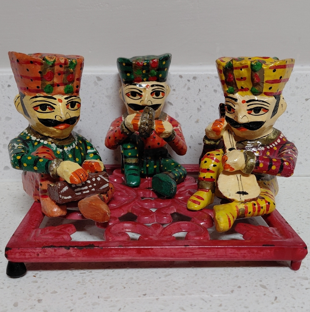 Colorful Musician Figurines Set